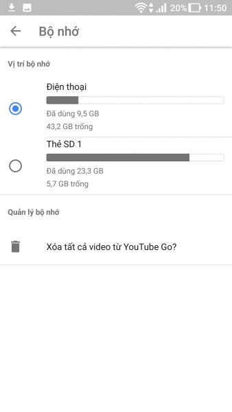 Cách xem video YouTube mượt trên Android trong mùa đứt cáp