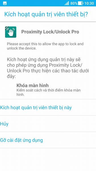 Thêm cách khóa và mở khóa nhanh điện thoại Android