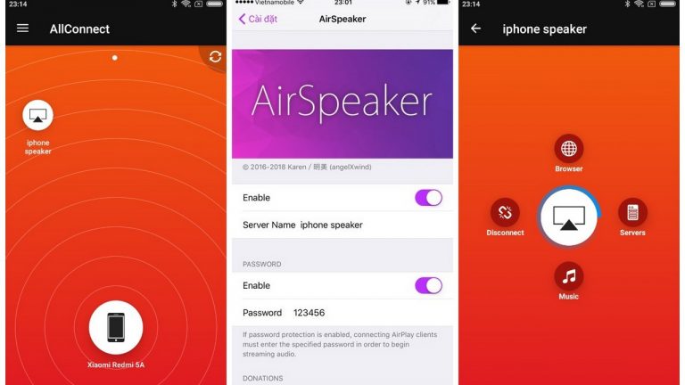Cách biến iPhone thành loa không dây, Audio Receiver chuyên nghiệp