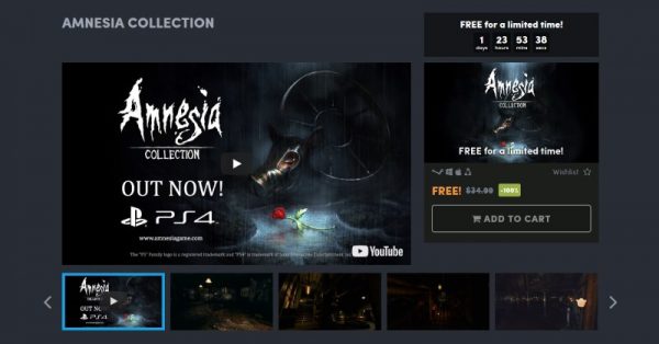 Amnesia Collection free Humble Store