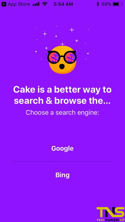 Cake Browser App - A browser just for your phone | UI Sources