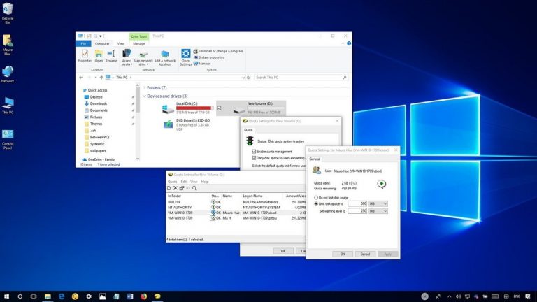 Cách cấu hình Disk Quota trên Windows 10