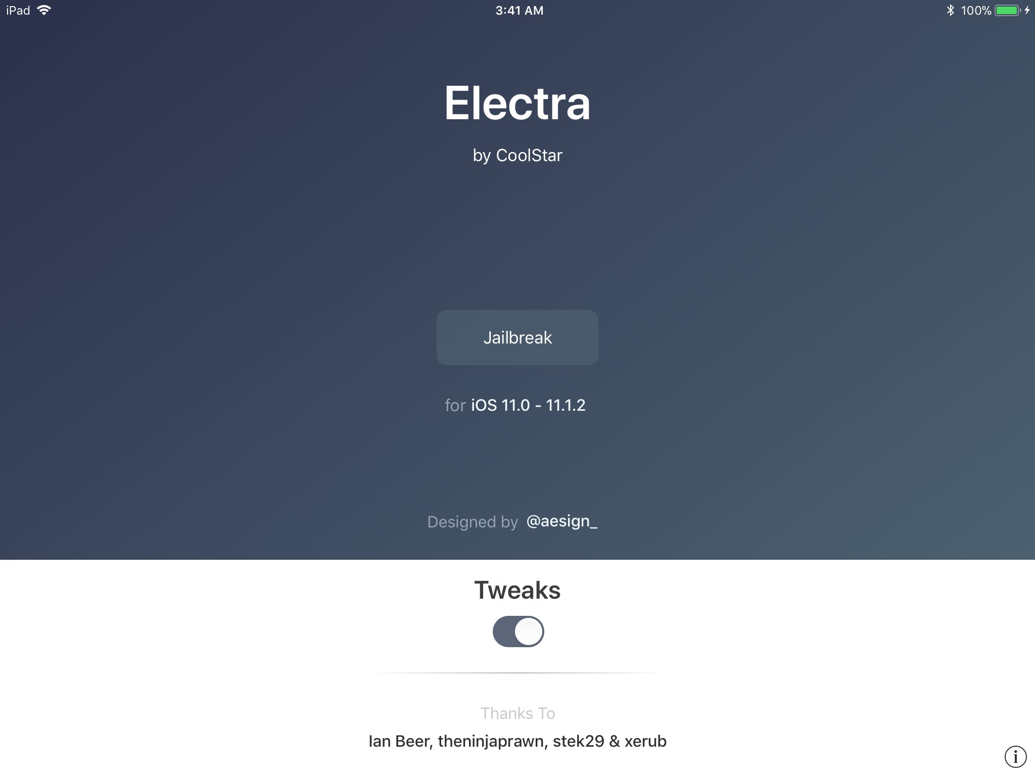 Thông tin về công cụ jailbreak iOS 11 hoàn thiện Electra ra mắt ngày mai