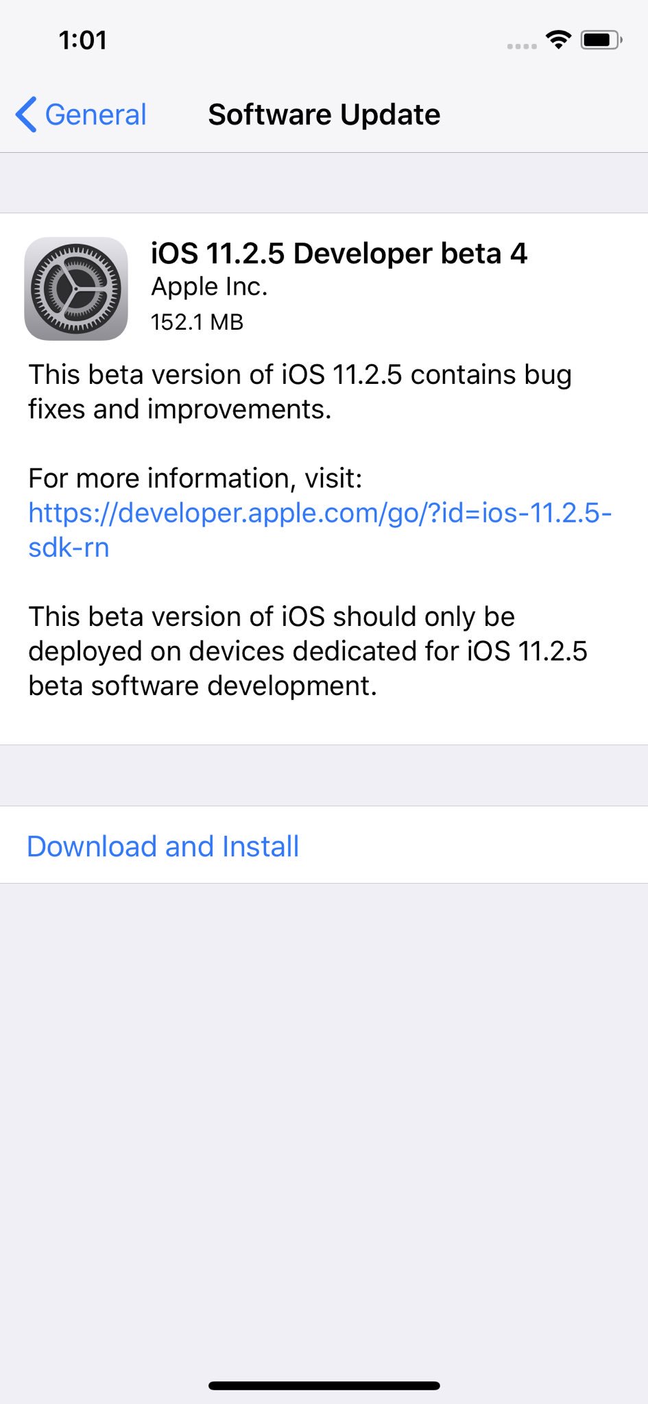 Đã có iOS 11.2.5 beta 4, bạn có thể tải về trải nghiệm