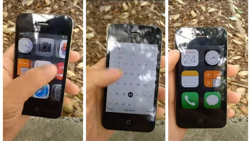 Cách biến iPhone 4 thành “feature phone đập đá” giao diện độc lạ