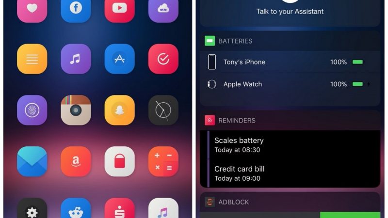 Bộ dark mode NoctisXI Lite đã tương thích iOS 11 jailbreak bằng Electra