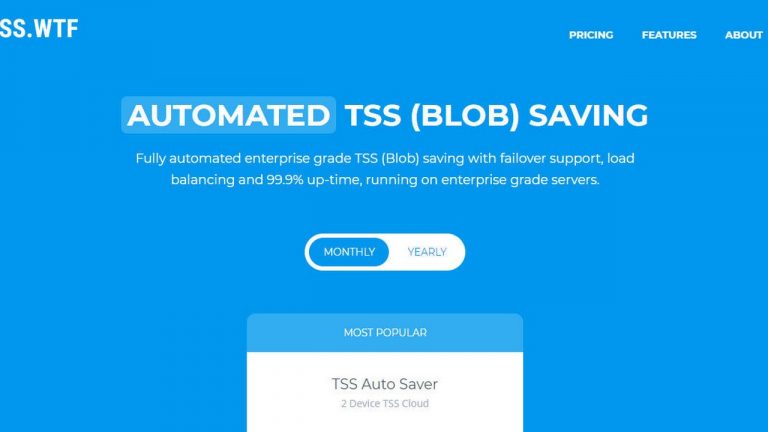 Sắp có dịch vụ tự động sao lưu SHSH2 Blobs, miễn phí hai thiết bị