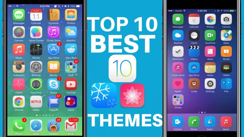 Bạn đã có thể cài theme Anemone và Winterboard cho iOS 10.3.x
