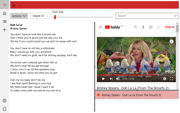 Lyriks: Ứng dụng lưu giữ lời bài hát trên PC có khả năng phát video YouTube