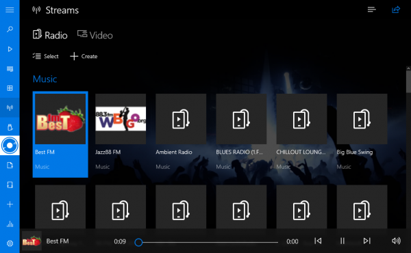 Media Player S: Trình giải trí đa phương tiện phát hơn 200 định dạng audio/video trên Windows 10