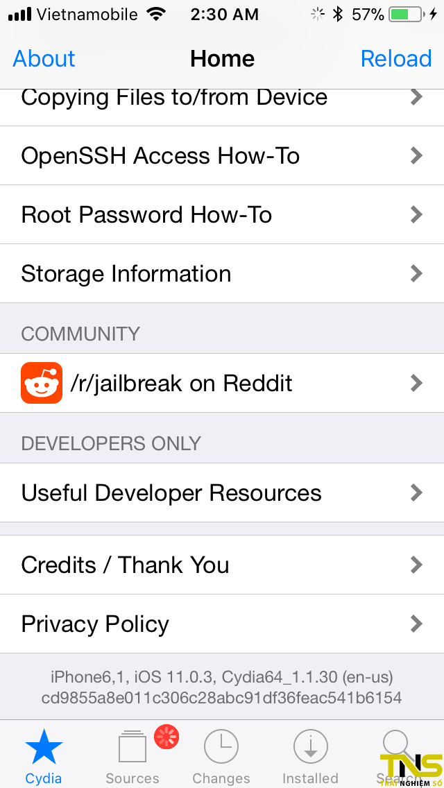 Cách jailbreak iOS 11 kèm Cydia không cần máy tính