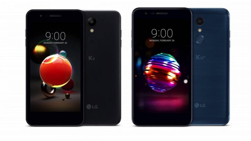 LG đem K8 và K10 bản 2018 đến MWC