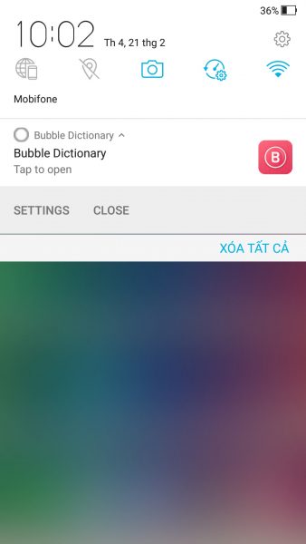 Tra từ điển, dịch văn bản trong bong bóng nổi trên Android