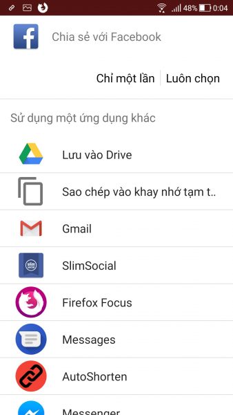 Tự động rút gọn link sau khi sao chép trên Android