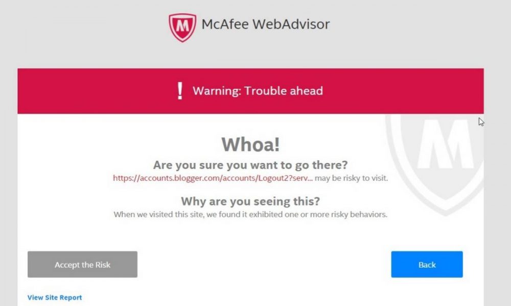 mcafee webadvisor google chrome extension