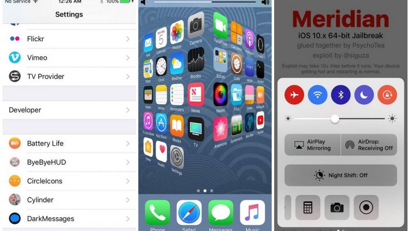 Công cụ Meridian kèm Cydia đã hoàn tất, chưa có ngày ra mắt