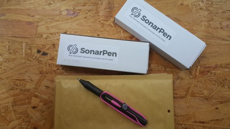 SonarPen: bút stylus cảm ứng lực dùng cổng cắm tai nghe cho iPad