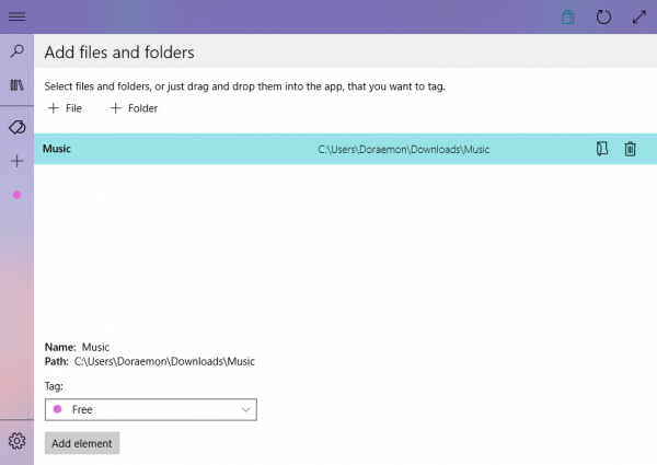 FileTag: Truy cập nhanh file và thư mục trên Windows qua thẻ được gắn