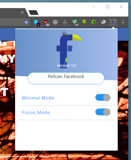 Pelican Facebook: Đơn giản hóa giao diện Facebook trên trình duyệt Chrome