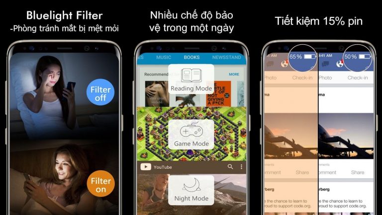 Blue Light Filter: Chống mỏi mắt khi dùng thiết bị trên Android