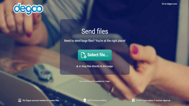 Chia sẻ file tự hủy với Degoo
