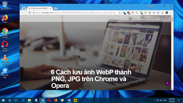 Top 4 tiện ích mở rộng bật Reader mode cho Chrome