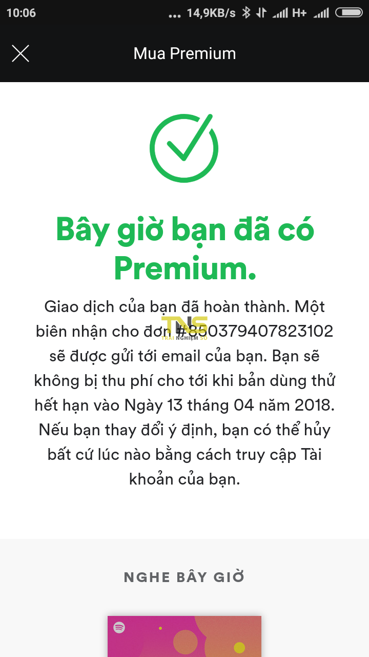 Cách đăng ký thử nghiệm Spotify Premium khi không có thẻ tín dụng