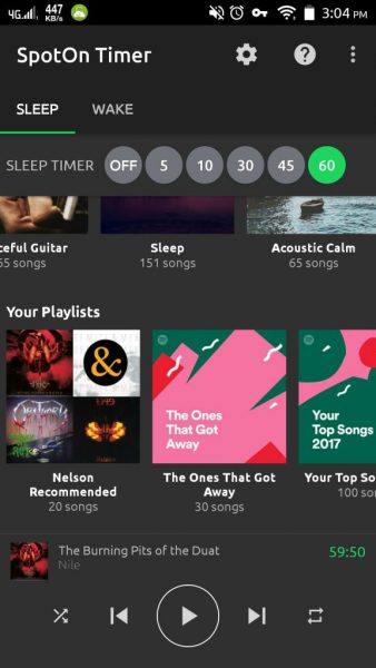 SpotOn Timer: Dùng nhạc Spotify ru ngủ và báo thức trên Android