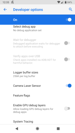 Cách bật mục Feature Flags trên Android P