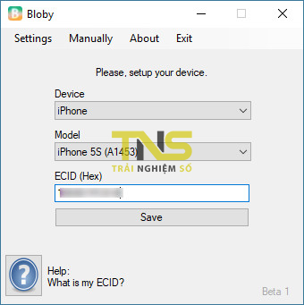 Bloby - Tự động lưu SHSH2 Blobs với máy không có jailbreak