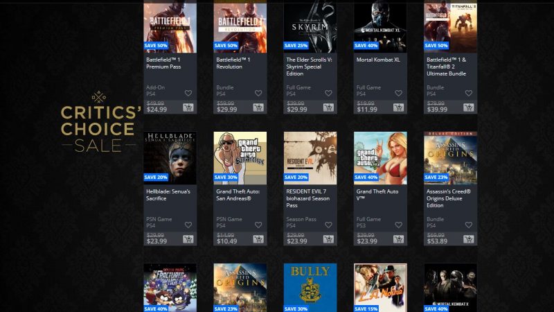 Mua game siêu rẻ: Critics’ Choice Sale đang giảm giá nhiều tựa game PS4