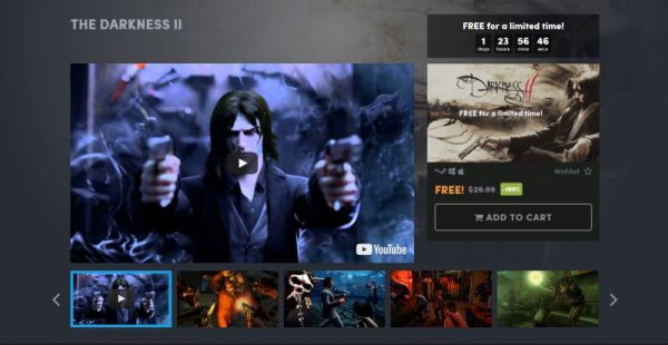 Darkness II free Humble Store