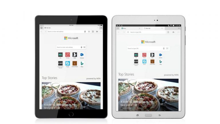 Trình duyệt Edge nay đã hỗ trợ iPad và máy tính bảng Android