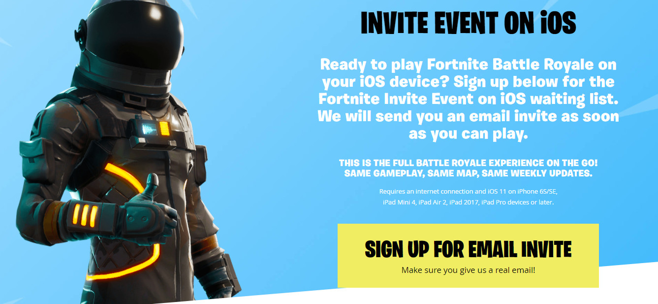 Fortnite Battle Royale đang cho đăng ký trải nghiệm sớm, mời bạn tham gia