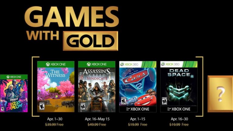 Games with Gold tháng 4/2018: The Witness, Assassin’s Creed Syndicate và…