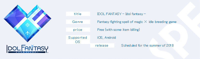 IDOL Fantasy - tựa game rèn luyện "ngôi sao" của Square Enix