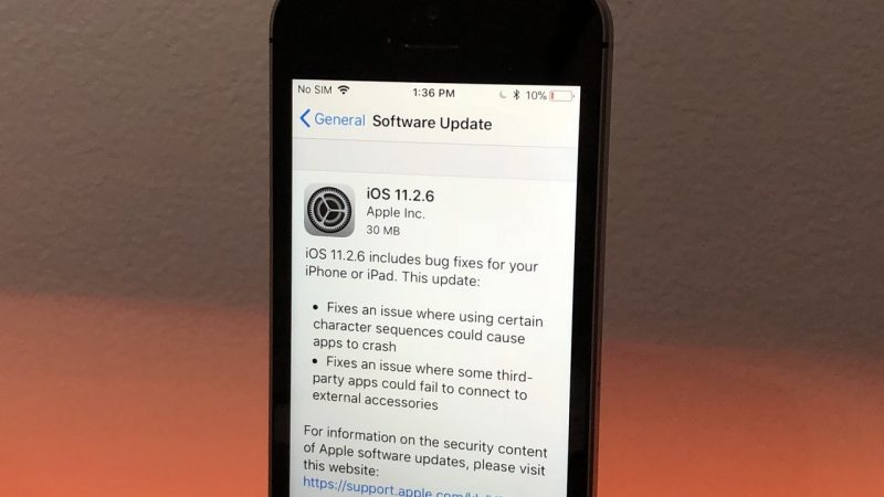 Cách hạ cấp iOS 11.3 về iOS 11.2.6