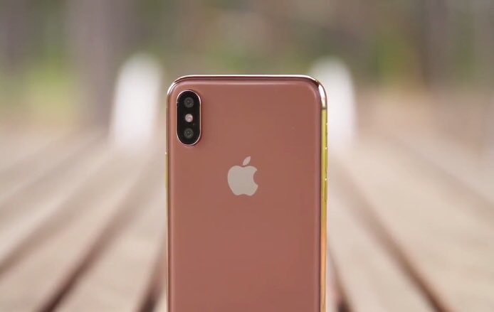 iPhone X sắp được bổ sung màu Blush Gold