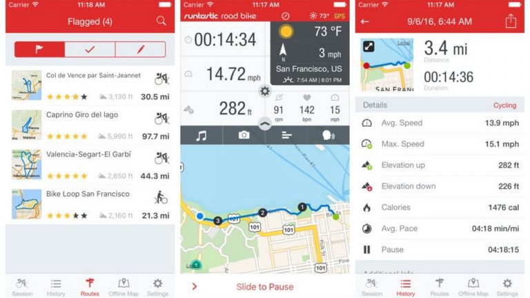 Đang miễn phí ứng dụng Runtastic Road Bike GPS PRO trị giá 4,99USD