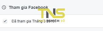 Cách xem ngày tham gia Facebook