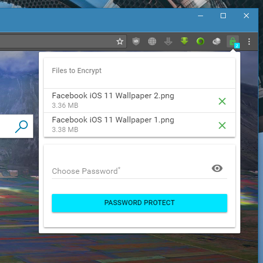 Mã hóa file chuẩn AES 256-bit bằng Chrome