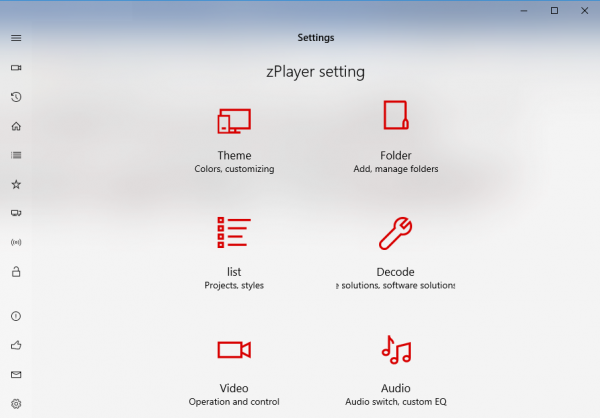 zPlayer UWP: Trình phát video cho Windows 10 với hộp “lưu trữ” độc đáo