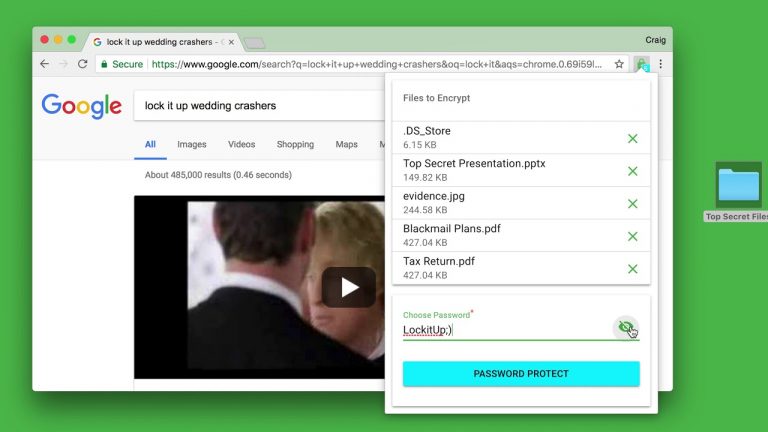 Mã hóa file chuẩn AES 256-bit bằng Chrome