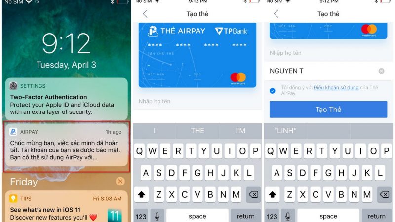 Hướng dẫn tạo thẻ Mastercard miễn phí với Virtual Airpay Mastercard