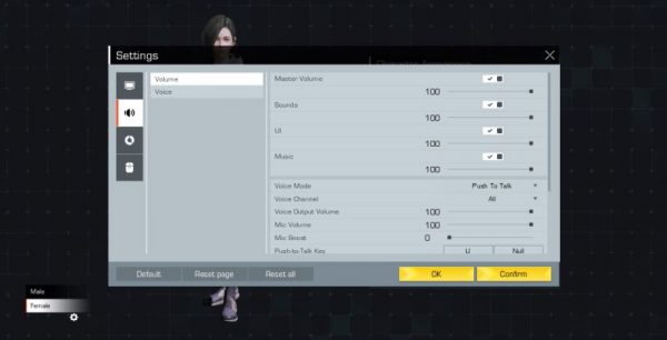 Giao diện tiếng Anh game Ring of Elysium