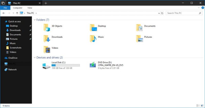 Cách bật nhiều tính năng ẩn trên Windows 10 build 17650