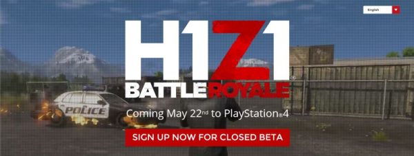H1Z1 PS4 closed beta sign up