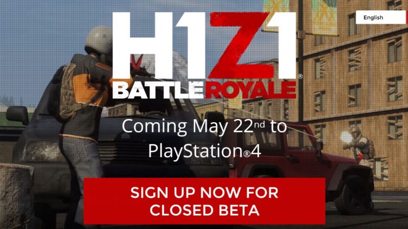 Game battle royale H1Z1 đang cho đăng ký tham gia closed beta trên PlayStation 4