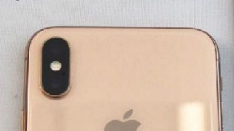 Lộ diện ảnh thật của iPhone X màu gold