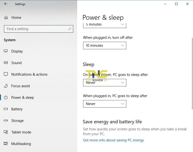 Cách bật tắt chế độ Sleep trên Windows 11